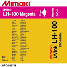 УФ-отверждаемые чернила для MIMAKI UJV/UJF 3042, LH-100, SPC-0597M, пакет 600 мл, Magenta (пурпурный)